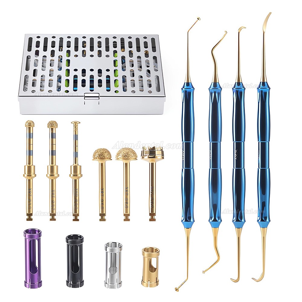 Dental Advanced Sinus Kit (DASK Kit) With Dental Implant Drill Stoppers & Sterilization Box